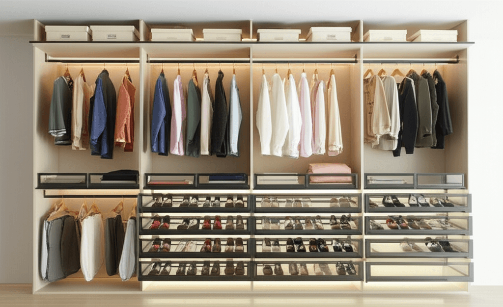 Reach-In Closet Organizer Package